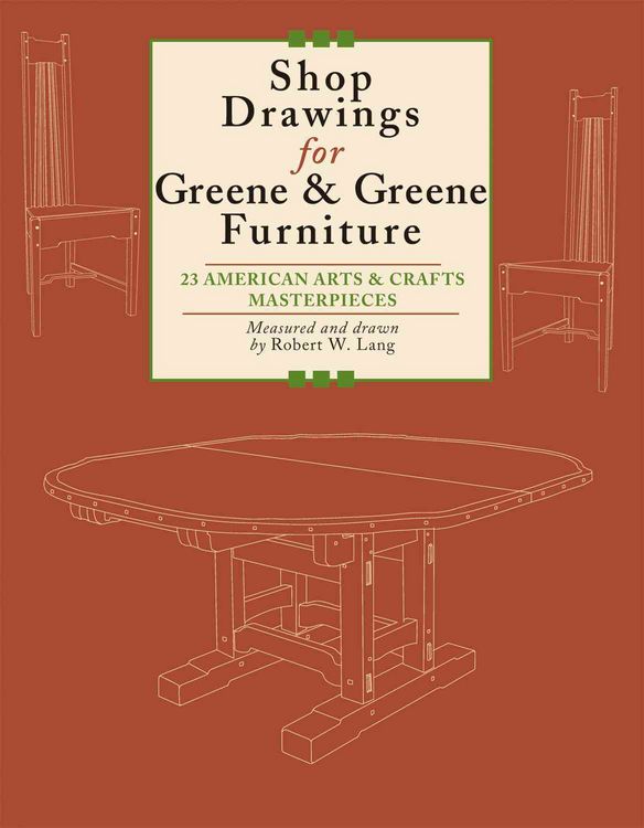 Produktbild: Shop Drawings for Greene & Greene Furniture