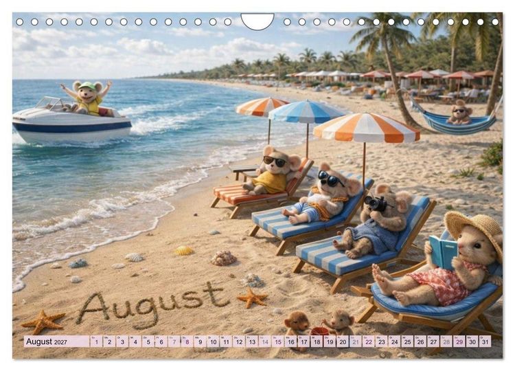 Produktbild: M&auml;usli Kalender (Wandkalender 2027 DIN A4 quer), CALVENDO Monatskalender