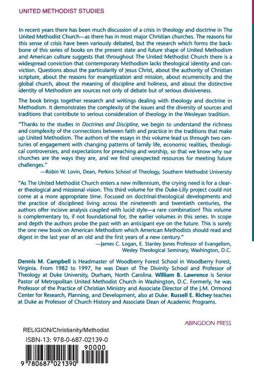 Produktbild: Doctrines and Discipline ( United Methodism & American Culture) Volume 3