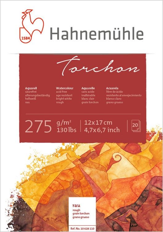 Produktbild: Hahnem&uuml;hle Papier Torchon, 12 x 17 cm, 275 g/m&sup2;