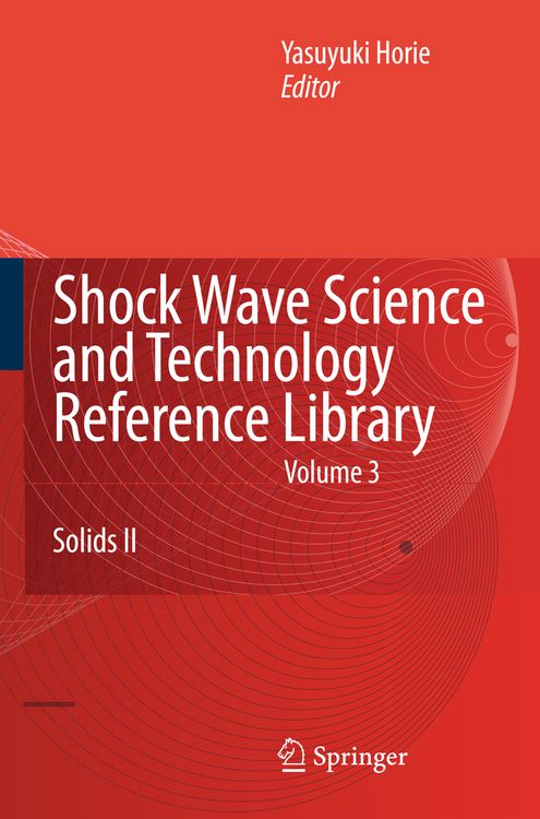 Produktbild: Shock Wave Science and Technology Reference Library, Vol. 3