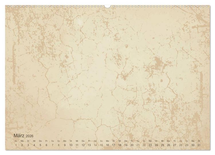 Produktbild: Vintage DIY Bastel-Kalender - Zum Selbstgestalten (Wandkalender 2026 DIN A2 quer), CALVENDO Monatskalender