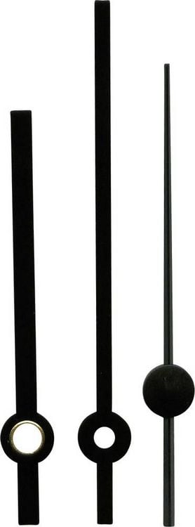 Produktbild: Zeigersatz Standard Aluminium Schwarz Rund