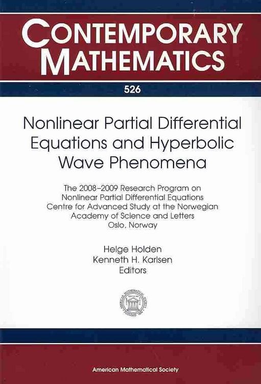 Produktbild: Nonlinear Partial Differential Equations and Hyperbolic Wav