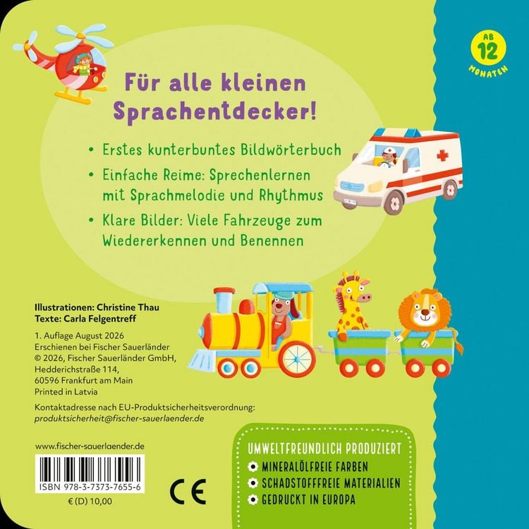 Produktbild: Kennst du das? Babys erstes Bildw&ouml;rterbuch: Alle meine Fahrzeuge
