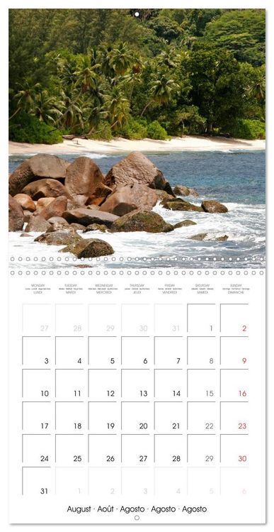 Produktbild: dream beaches - Seychelles (Wall Calendar 2026 12 &times; 12 Inch) CALVENDO 12 Month Wall Calendar
