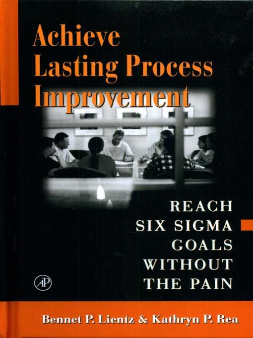 Produktbild: Achieve Lasting Process Improvement