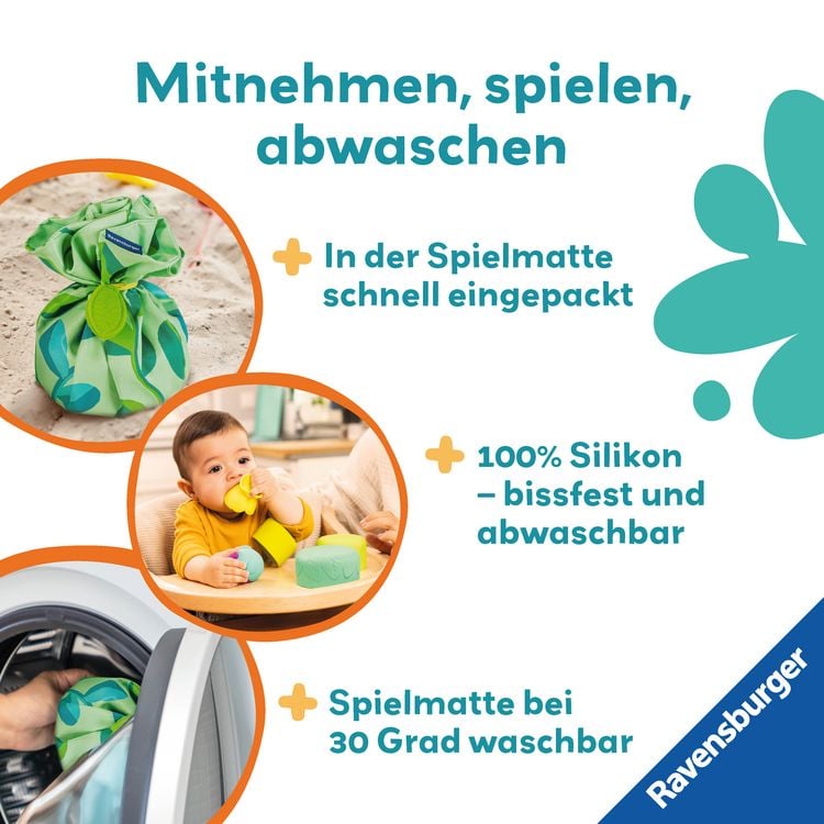 Produktbild: Play+ Baby-Stapel-Puzzle: Vogelnest - ab 6 Monate