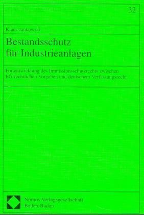 Produktbild: Bestandsschutz f&uuml;r Industrieanlagen