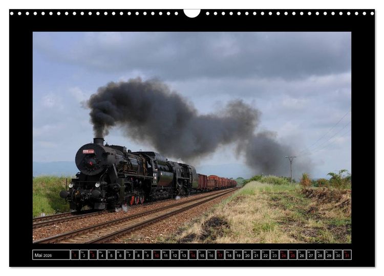 Produktbild: Eisenbahndampfromantik (Wandkalender 2026 DIN A3 quer), CALVENDO Monatskalender
