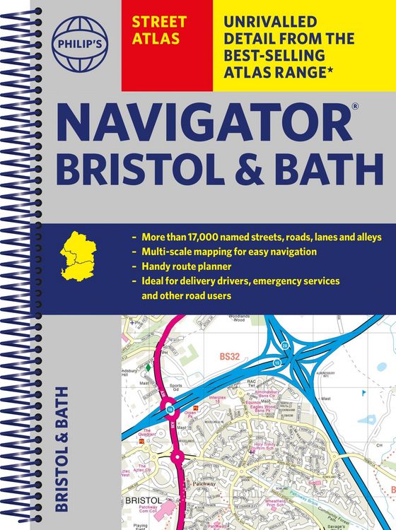 Produktbild: Philip's Navigator Street Atlas Bristol & Bath