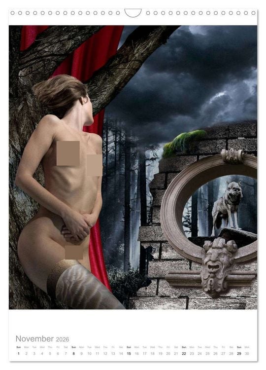 Produktbild: An Erotic Expedition to the World of Female Reveries (Wall Calendar 2026 DIN A3 portrait), CALVENDO 12 Month Wall Calendar