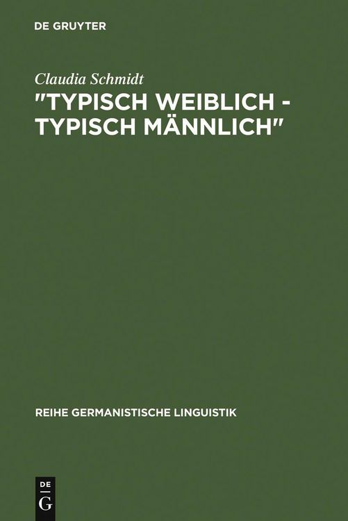 Produktbild: "Typisch weiblich - typisch m&auml;nnlich"