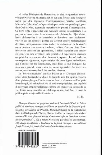 Produktbild: Platon-Nietzsche. L'autre mani&egrave;re de philosopher