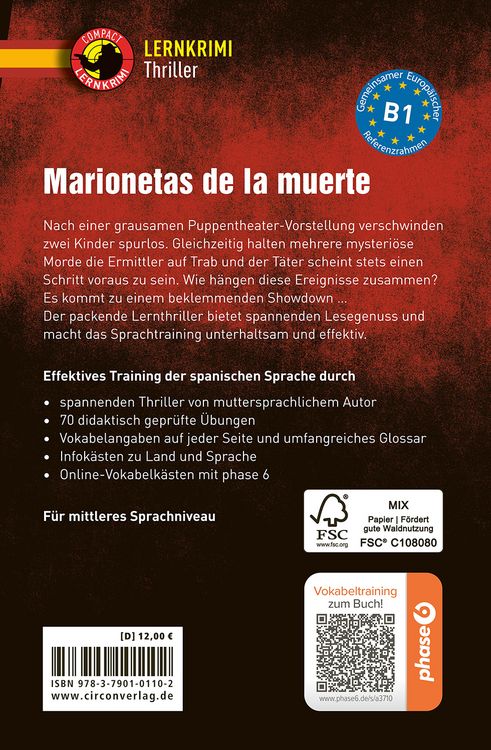 Produktbild: Marionetas de la muerte