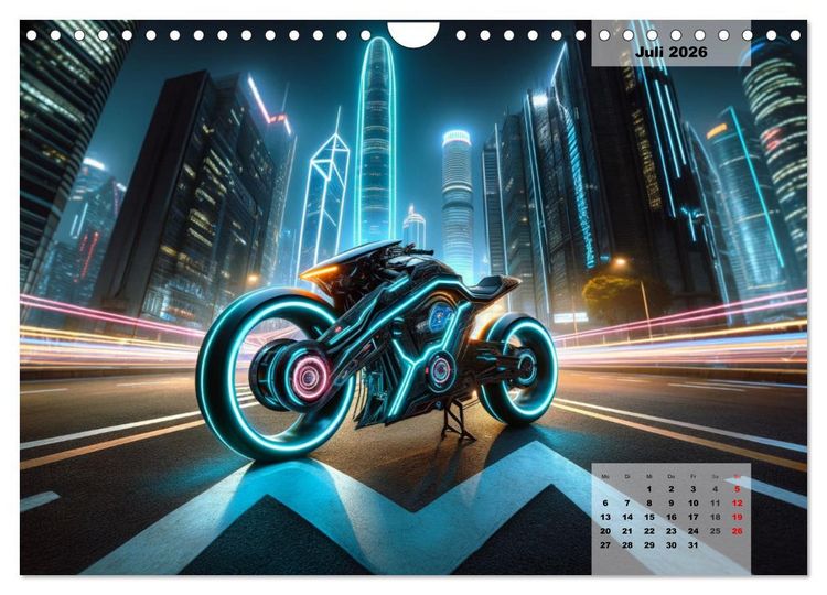 Produktbild: Custom Dreams - Showbike Wonders (Wandkalender 2026 DIN A4 quer), CALVENDO Monatskalender