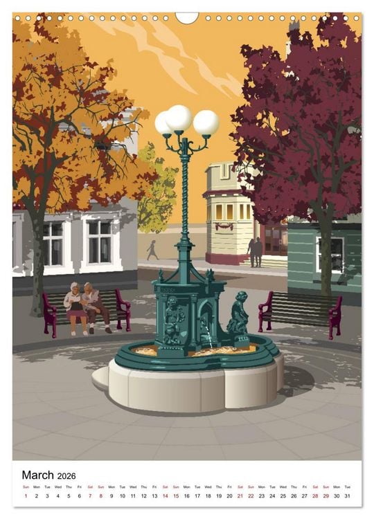 Produktbild: Ilkeston, Past and Present (Wall Calendar 2026 DIN A3 portrait), CALVENDO 12 Month Wall Calendar