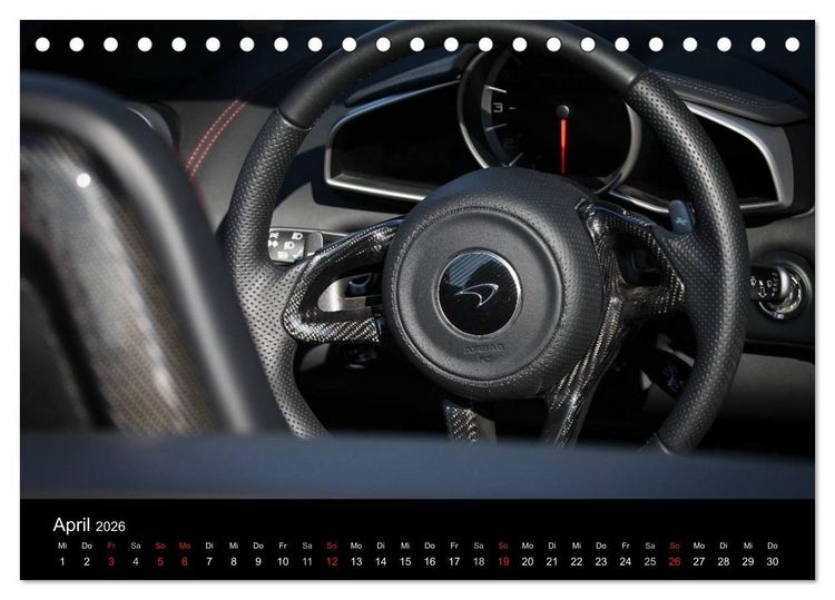 Produktbild: McLaren MP4-12C Spider (Tischkalender 2026 DIN A5 quer), CALVENDO Monatskalender