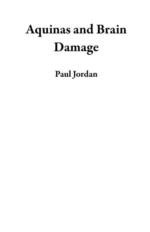 Produktbild: Aquinas and Brain Damage