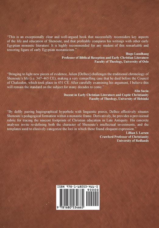 Produktbild: Shenoute of Atripe and the Rise of Monastic Education in Egypt