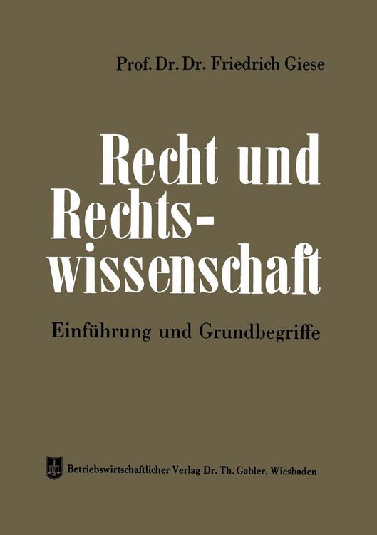 Produktbild: Recht und Rechtswissenschaft