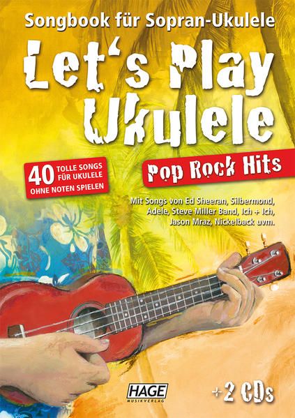 Produktbild: Let's Play Ukulele Pop Rock Hits (mit 2 CDs)