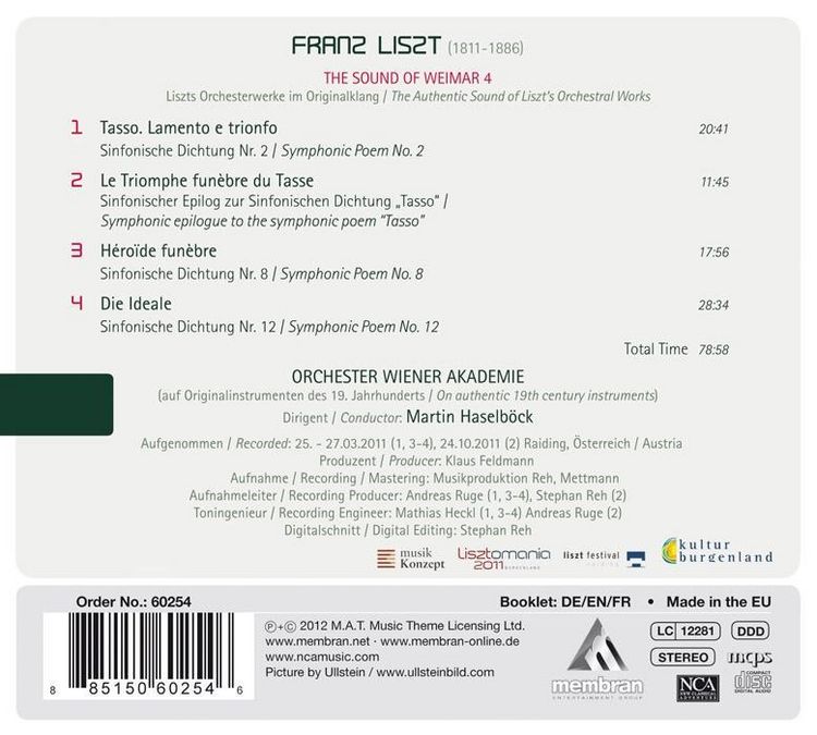 Produktbild: Liszt: The Sound of Weimar 4