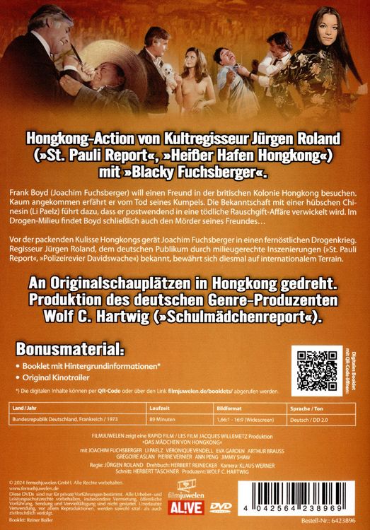 Produktbild: Das M&auml;dchen von Hongkong (Die Hongkong-Rei&szlig;er) (Neuauflage)
