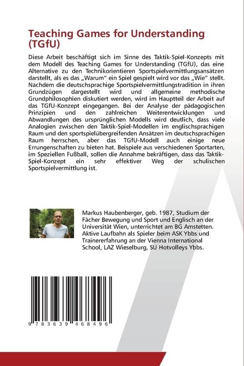Produktbild: Teaching Games for Understanding (TGfU)