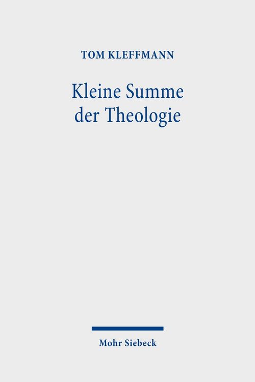 Produktbild: Kleine Summe der Theologie