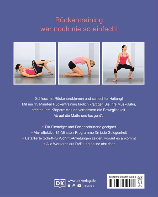 15 Minuten Rückentraining für jeden Tag
