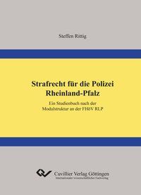 Produktbild: Strafrecht f&uuml;r die Polizei Rheinland-Pfalz