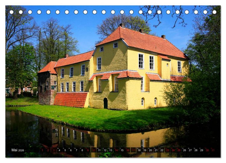Produktbild: KRUMMH&Ouml;RN Achtzehn Warfend&ouml;rfer plus ein Fischerdorf (Tischkalender 2026 DIN A5 quer), CALVENDO Monatskalender