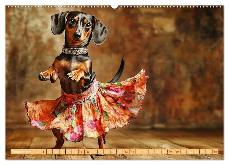 Produktbild: Lustige Sportarten f&uuml;r Hunde (Wandkalender 2026 DIN A2 quer), CALVENDO Monatskalender
