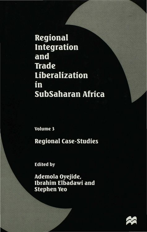 Produktbild: Regional Integration and Trade Liberalization in SubSaharan Africa