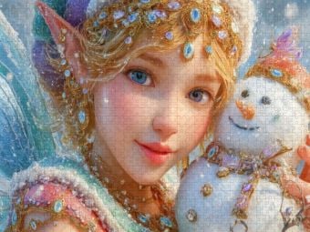 Produktbild: CALVENDO Puzzle Elfenkinder | 1000 Teile Lege-Gr&ouml;&szlig;e 64x48cm Foto-Puzzle f&uuml;r gl&uuml;ckliche Stunden