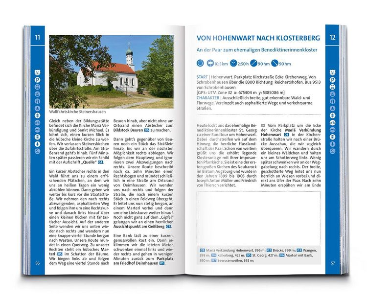 Produktbild: KOMPASS Wanderf&uuml;hrer Hallertau, Donaumoos, Spargelland, Hopfenland, 55 Touren mit Extra-Tourenkarte