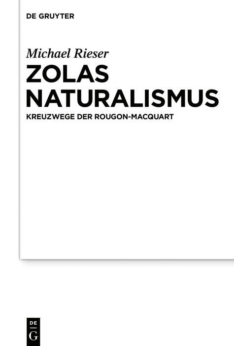 Produktbild: Zolas Naturalismus