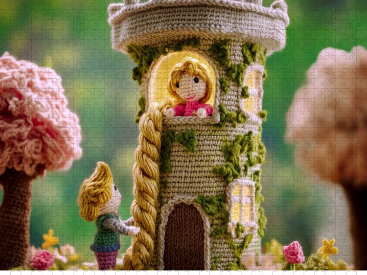 Produktbild: CALVENDO Puzzle Rapunzel | 1000 Teile Lege-Gr&ouml;&szlig;e 64x48cm Foto-Puzzle f&uuml;r gl&uuml;ckliche Stunden