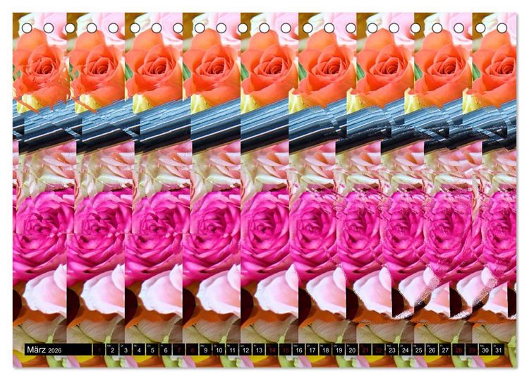 Produktbild: Magische Bilder - 3D Illusionen (Tischkalender 2026 DIN A5 quer), CALVENDO Monatskalender