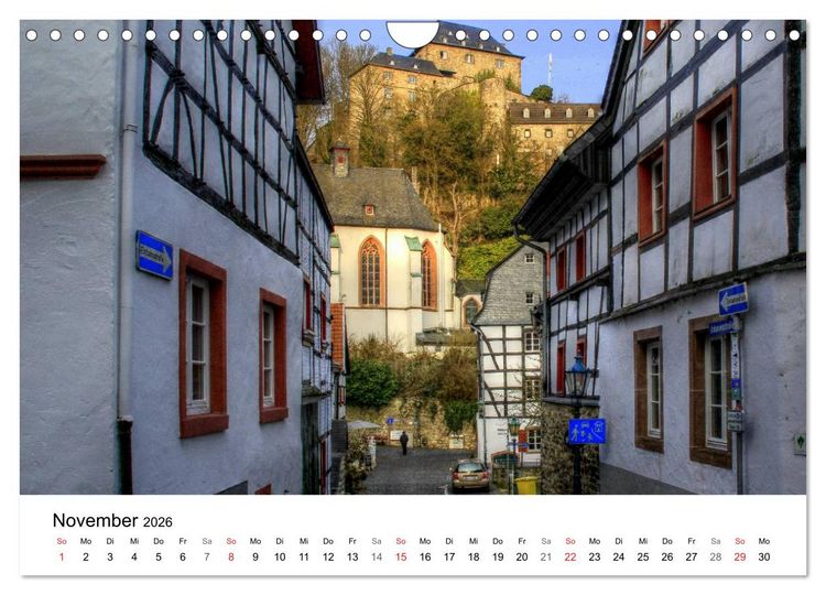 Produktbild: Die sch&ouml;nsten Orte der Eifel (Wandkalender 2026 DIN A4 quer), CALVENDO Monatskalender