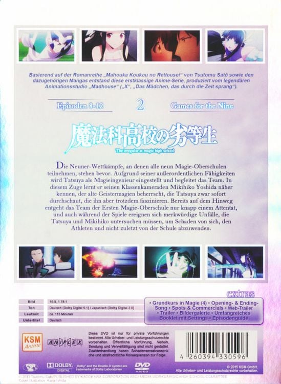 Produktbild: The Irregular at Magic High School - The Beginning - Vol. 2/Episoden 08-12