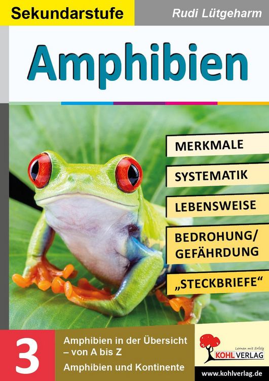 Produktbild: Amphibien - Merkmale, Lebensraum, Systematik