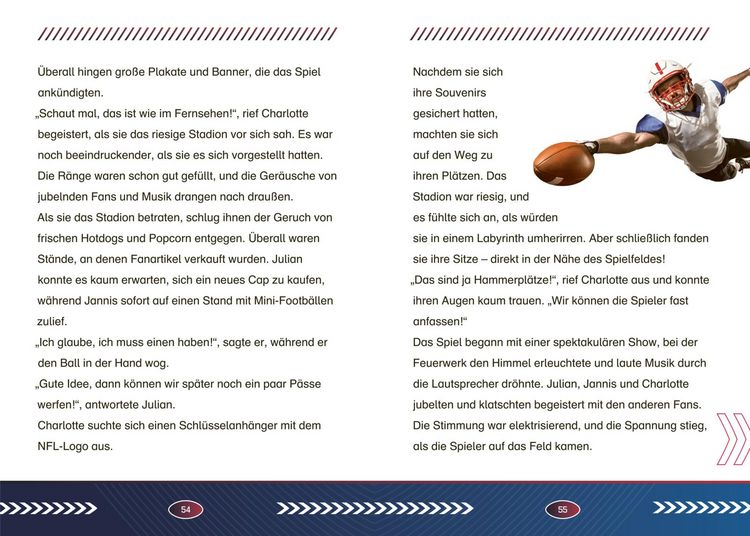 Produktbild: NFL: Touchdown-Tr&auml;ume &ndash; Ein Lese-Abenteuer &uuml;ber American Football