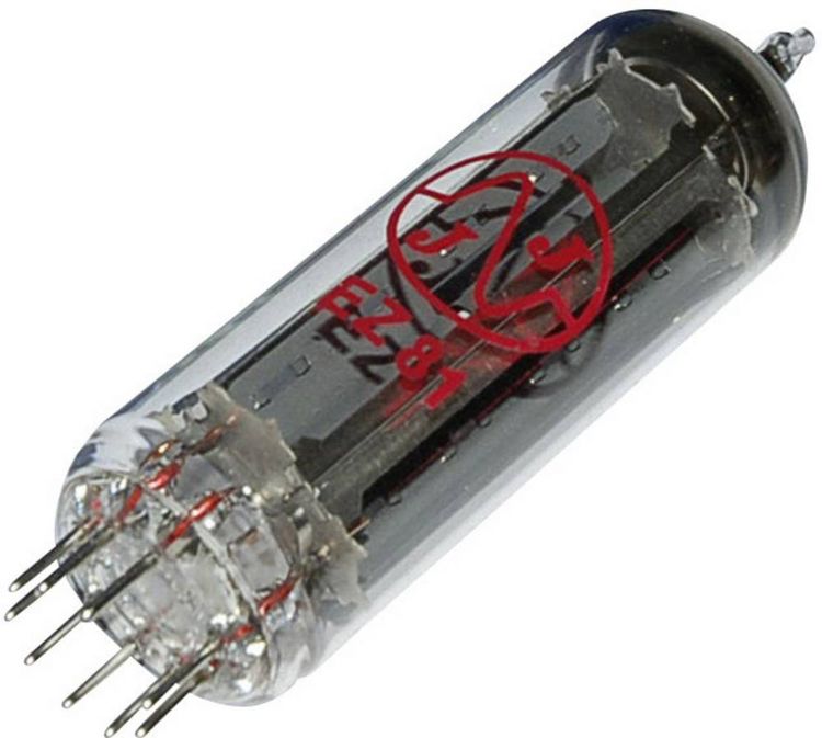 Produktbild: JJ JouJye EZ 81 = 6 CA 4 Elektronenr&ouml;hre Dualgleichrichter 250 V 160 mA Polzahl: 9 Sockel: Noval Inhalt 1 St.