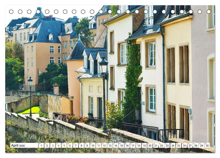 Produktbild: Luxemburg entlang des Wenzelwegs (Tischkalender 2026 DIN A5 quer), CALVENDO Monatskalender