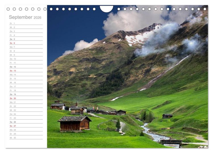Produktbild: Wundervolle Pl&auml;tze in S&uuml;dtirol (Wandkalender 2026 DIN A4 quer), CALVENDO Monatskalender