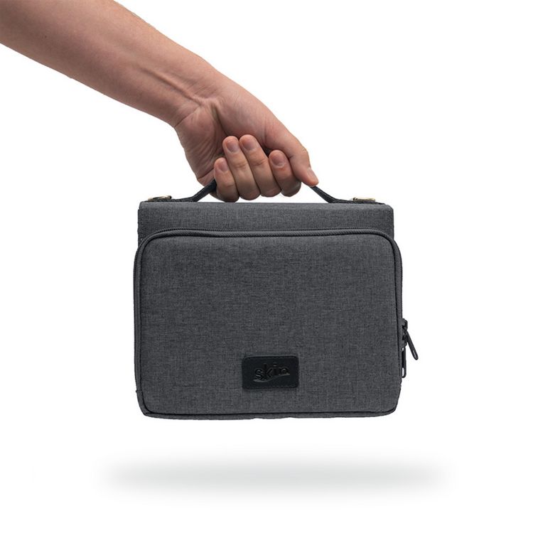 Produktbild: SKIN Tasche VEGAN Gr. L (Habersack) stahl-grau
