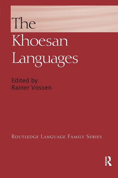 Produktbild: The Khoesan Languages