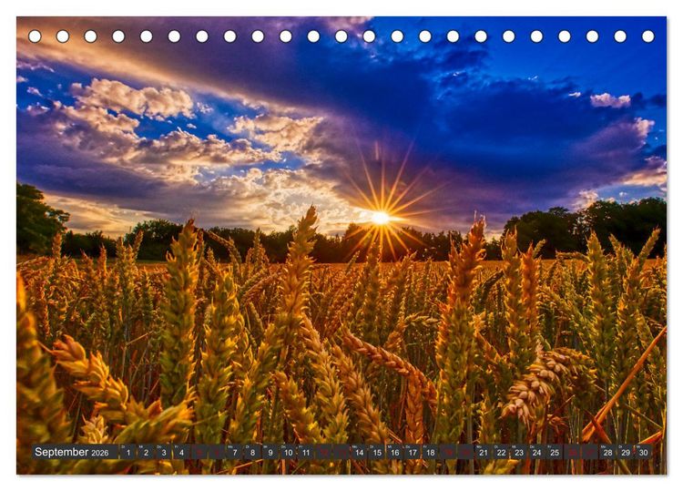 Produktbild: Landschaften unserer Heimat (Tischkalender 2026 DIN A5 quer), CALVENDO Monatskalender
